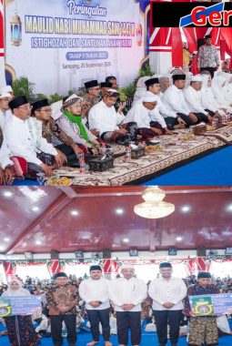 Pemkab Sampang Gelar Maulid Nabi, Santuni 500 Anak Yatim dan Apresiasi Kafilah MTQ Berprestasi