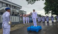 Lanal Nabire Peringati HUT TNI AL ke-80 dengan Upacara Khidmat di Pantai Labani